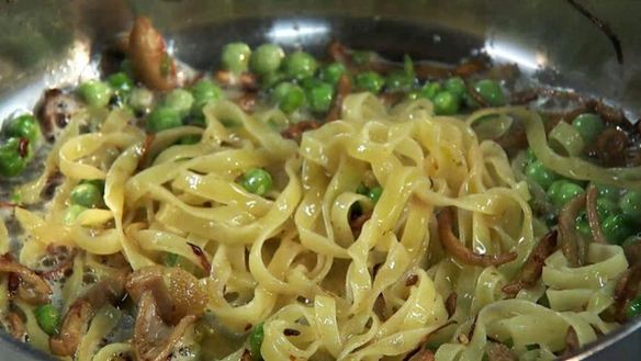 ШАГ 4. паста тальятелле с рубцом