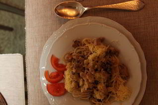 ПастаКарбонара с куриным филе