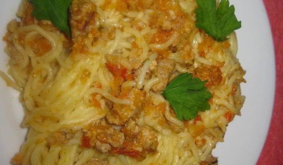 Рецепт спагетти балоньезе