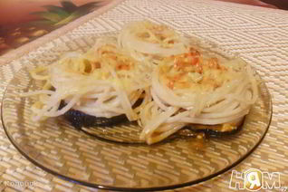 Спагетти с баклажанами