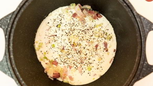 ШАГ 6. спагетти с беконом