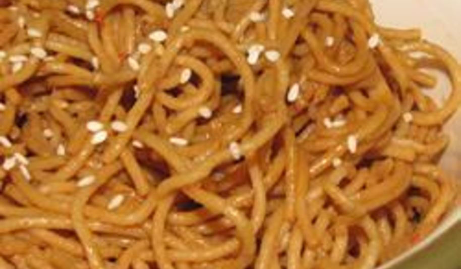 Рецепт спагетти с кунжутом по-тайски