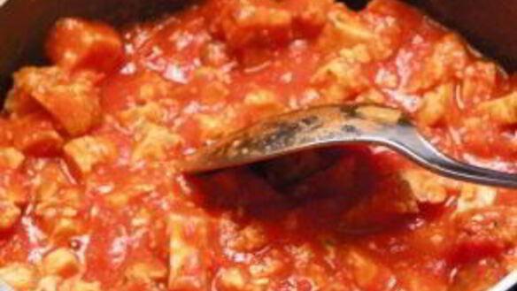 ШАГ 2. спагетти с курицей и перчиком чили