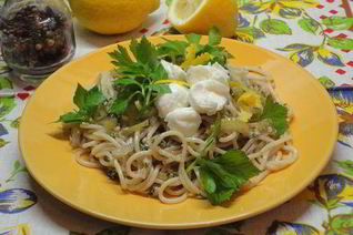 Спагетти с сельдереем