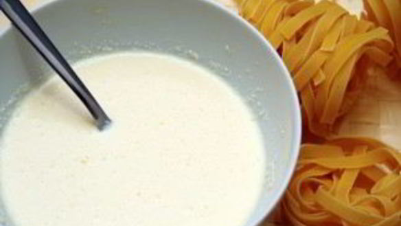 ШАГ 2. спагетти с ветчиной