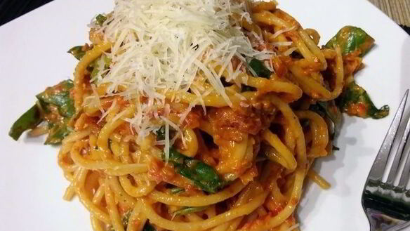 ШАГ 9. спагетти в красном