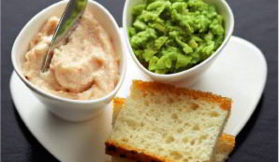 Рецепт тарама и паста из авокадо