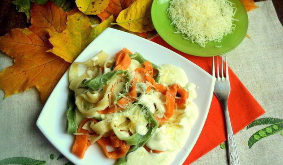 Рецепт цветная паста триколор