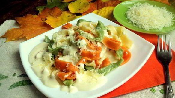 ШАГ 12. цветная паста триколор