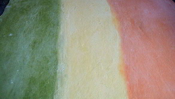 ШАГ 7. цветная паста триколор