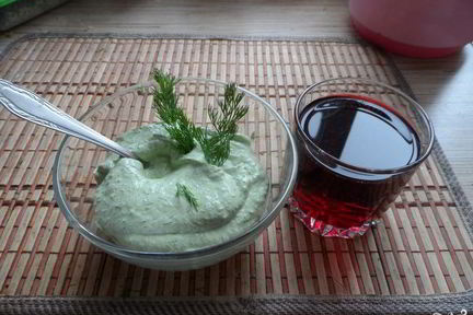 Творожная паста с зеленью