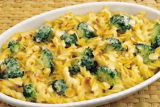 Запеченные макароны с брокколи