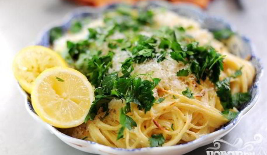 Рецепт запеченные макароны с лимоном