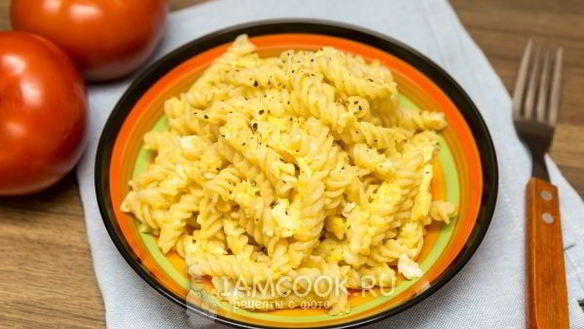 ШАГ 15. жареные макароны с яйцом