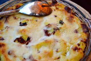 Манные ньокки по-римски, запеченные под соусом бешамель