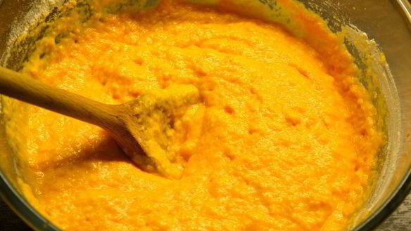 ШАГ 6. морковные клецки с грибами