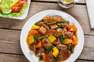 Ароматная говядина со сладким перцем