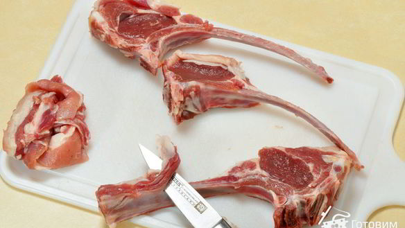 ШАГ 3. баранья корейка под гранатовым соусом