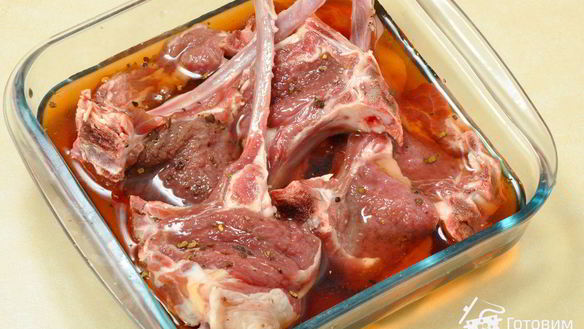 ШАГ 5. баранья корейка под гранатовым соусом