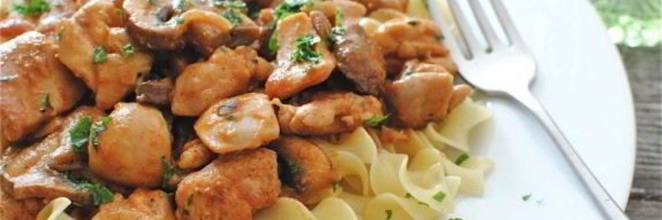 Бефстроганов из курицы