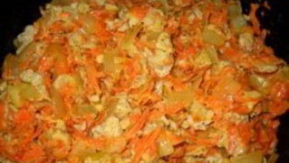 ШАГ 6. бефстроганов из соевого мяса