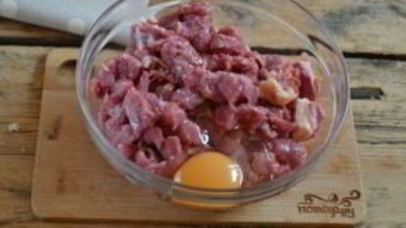 ШАГ 3. бифштекс рубленый