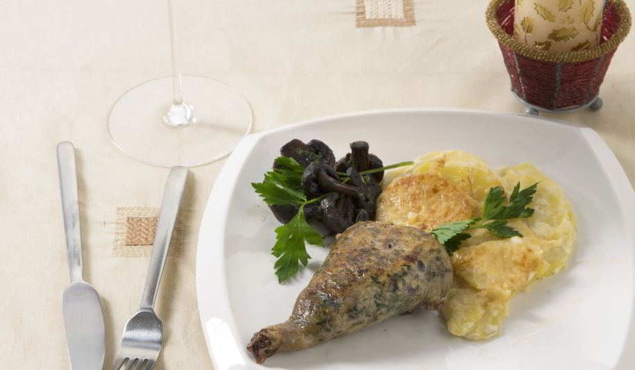 Рецепт фаршированные ножки цесарки