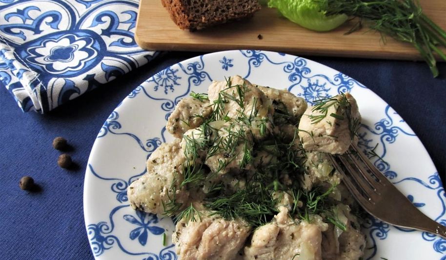 Рецепт филе индейки тушеное