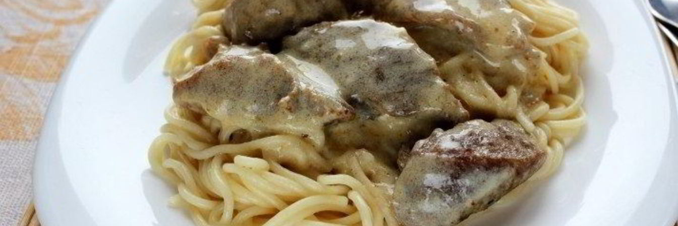 Филе индейки в сливочном соусе