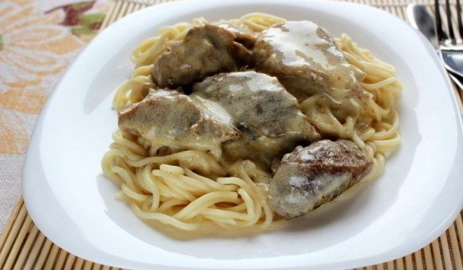 Рецепт филе индейки в сливочном соусе