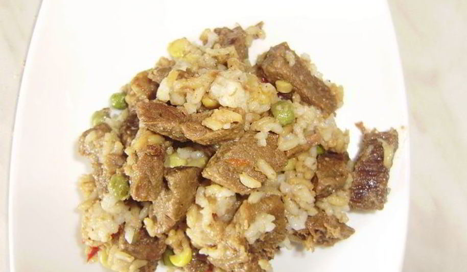 Рецепт говядина с рисом