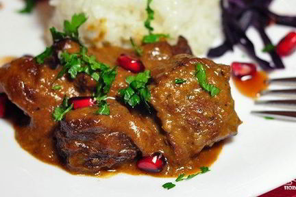 Говядина в соусе Наршараб