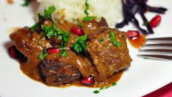 ШАГ 6. говядина в соусе наршараб