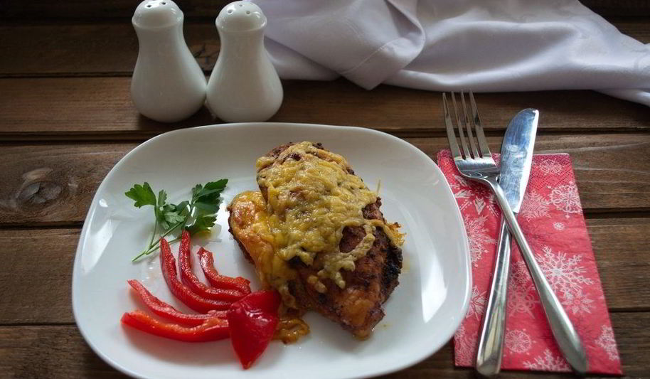 Рецепт грудка, запеченная с сыром