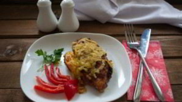 ШАГ 7. грудка, запеченная с сыром