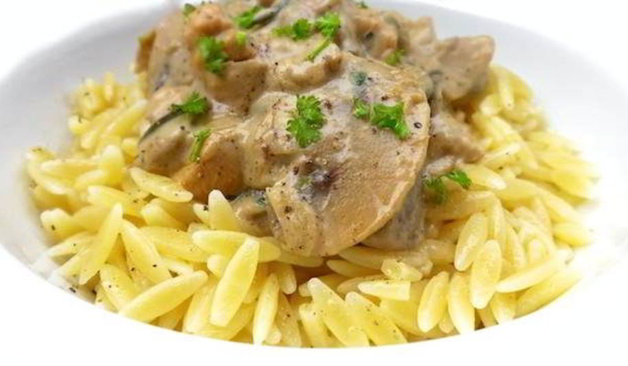 Рецепт индейка с шампиньонами в сливочном соусе