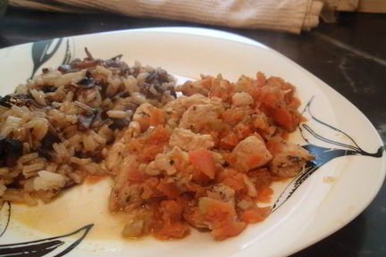 Индейка солнечная с рисом