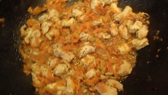 ШАГ 2. индейка солнечная с рисом