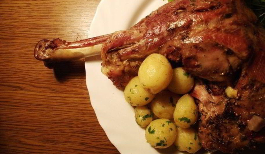 Рецепт индюшиная ножка, запеченная в рукаве