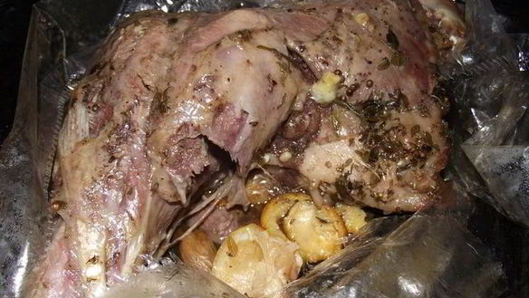 ШАГ 5. индюшиная ножка, запеченная в рукаве