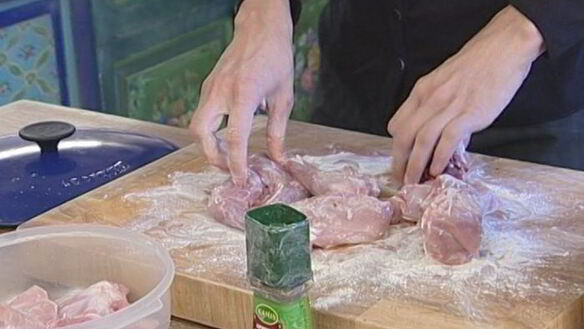 ШАГ 3. кролик с оливками