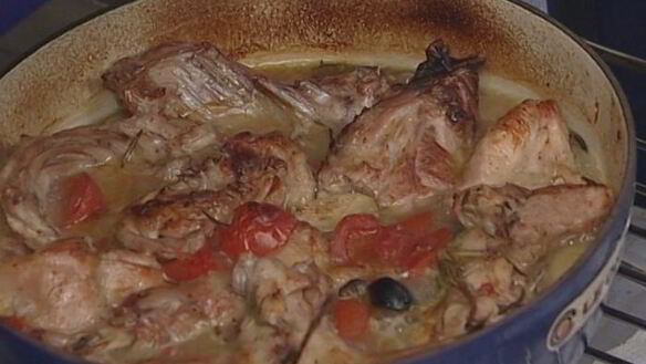 ШАГ 8. кролик с оливками