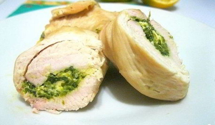 Рецепт куриная грудка, фаршированная моцареллой