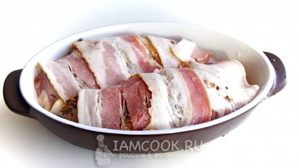 ШАГ 4. куриная грудка в беконе