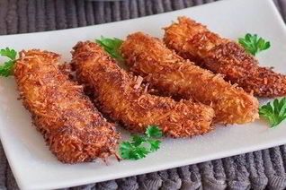 Куриная грудка в кокосовых хлопьях