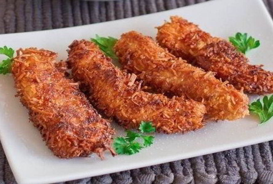 Куриная грудка в кокосовых хлопьях