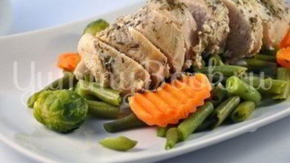 ШАГ 5. куриное филе в мультиварке