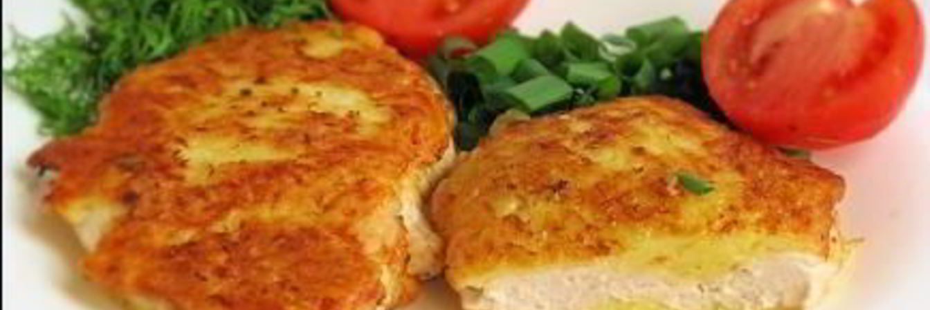 Куриное филе в сырном кляре