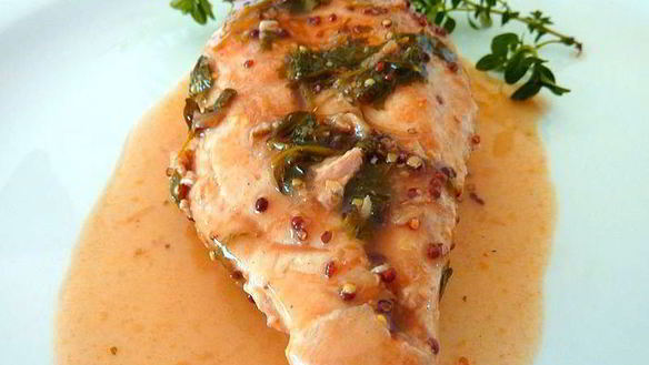 ШАГ 4. куриные грудки с горчицей и медом