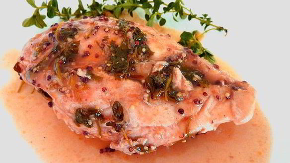 ШАГ 5. куриные грудки с горчицей и медом